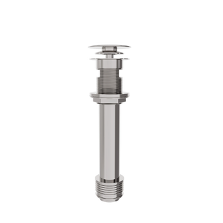 Waterworks Universal Push-Touch Waste and Overflow Drain with Tailpiece
