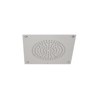 Waterworks Universal Recessed 10" Square Rain Showerhead with Circular Spray Pattern