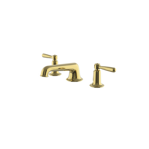 Waterworks Riverun Lavatory Faucet with Lever Handles in Brass