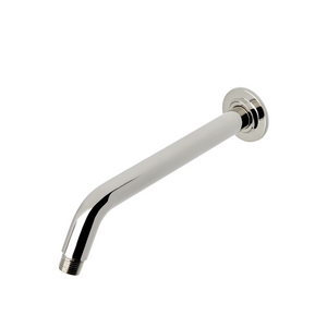 Waterworks Bond Wall Mounted 10 1/2" Shower Arm and Flange in Brass