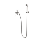 Waterworks Dash Handshower on Hook with Diverter and Lever Handle in Brass