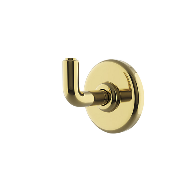 Waterworks Ludlow Volta Single Hook in Brass