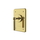 Waterworks Ludlow Thermostatic Control Valve Trim with Lever Handle in Brass