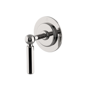 Waterworks Ludlow Two Way Diverter Valve Trim for Pressure Balance with Graphics and Lever Handle in Nickel