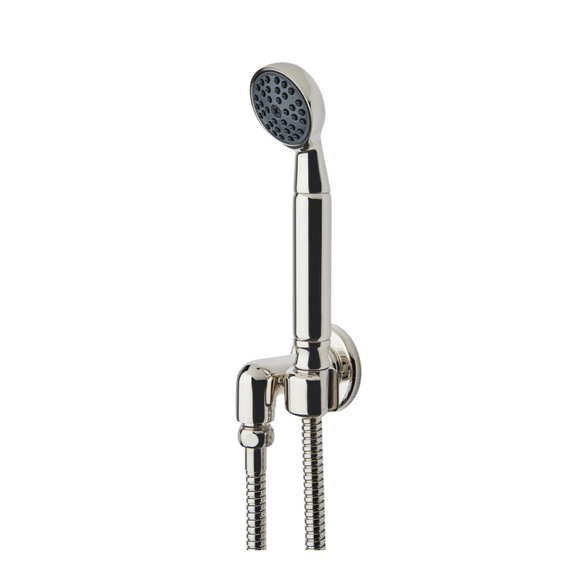 Waterworks Ludlow Volta Handshower on Hook in Nickel