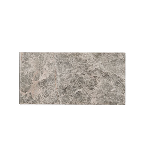 Waterworks Studio Stone Mosaic Field Tile 3 x 6 in Graystone Polished