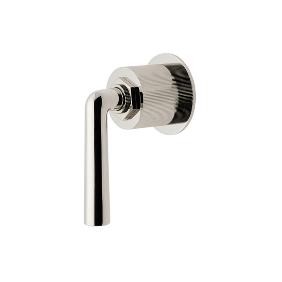 Waterworks Henry Volume Control with Coin Edge Lever Handle in Chrome