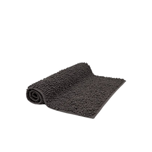 Waterworks Bramble Bath Rug 22" x 39" in Charcoal