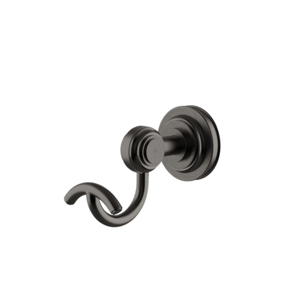 Waterworks Aero Single Hook in Dark Nickel