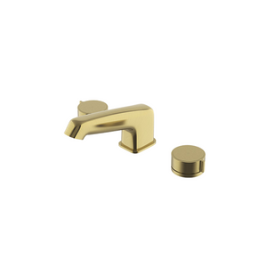 Waterworks Bond Solo Series Lavatory Faucet with Knob Handle in Burnished Brass