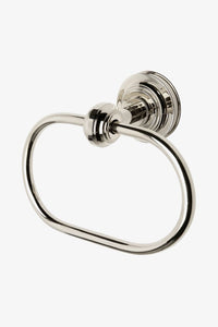 Waterworks Aero Wall Mounted Towel Ring in Chrome