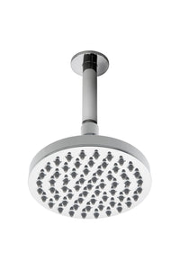 Waterworks Decibel 6" Ceiling Mounted Shower Arm and Flange in Nickel