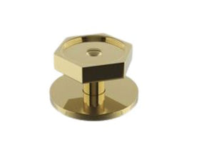 Waterworks Henry 1 1/4" Knob in Brass