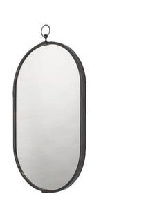 Waterworks Concord Wall Mounted Oval Mirror 19" x 33 1/4" in Dark Brass