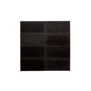 Waterworks Magma Field Tile 3 x 6 in Nightwatch Matte