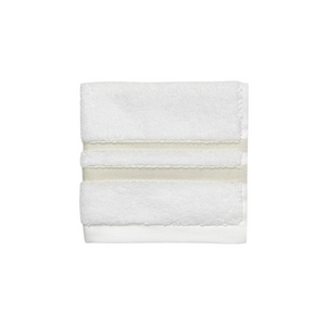 Waterworks Fita Wash Towel in White/Cream