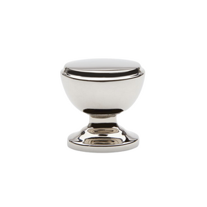 Waterworks Foro 1" Smooth Knob in Nickel