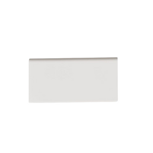 Waterworks Metrix Field Tile 2 7/8 x 5 3/ 4 Bullnose Single (Long) in Bone Glossy Solid