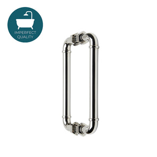 Waterworks Regulator 8" Back-to-Back Shower Door Pull