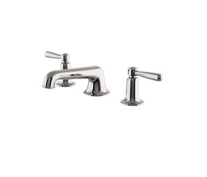 Waterworks Riverun Lavatory Faucet with Lever Handles in Nickel