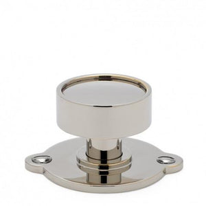 Waterworks Tumbler 1 1/2" Knob in Nickel