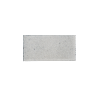 Waterworks Magma Field Tile 3 x 6 in Zinc Crackle