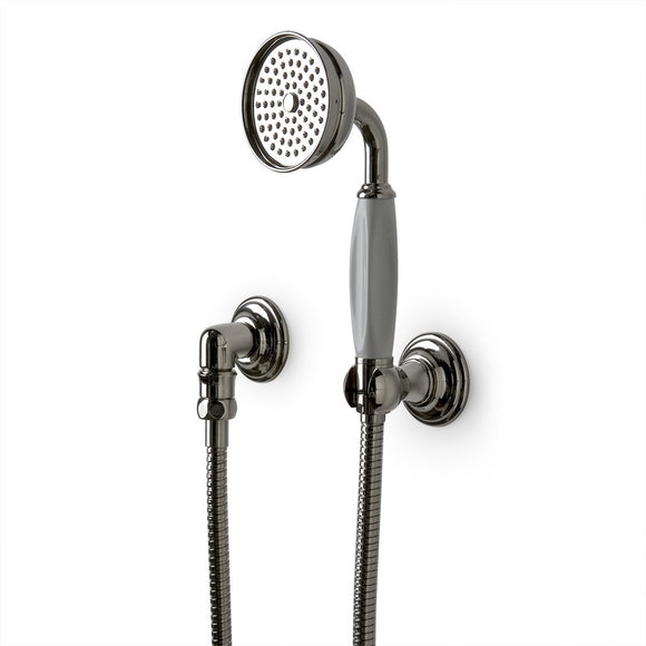 Waterworks Julia Handshower On Hook in Matte Nickel