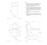 Waterworks Axel One Piece Dual Flush Watercloset in Modern White - WITH WW LOGO (Current Style)