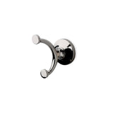 Waterworks Easton Double Robe Hook in Matte Nickel