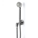 Waterworks Transit Handshower On Hook with Metal Handle in Antique Bronze