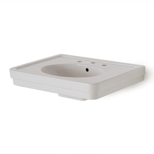 Waterworks Alden Lavatory Sink 28" x 22" x 8 3/4" in Bright White