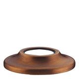 Waterworks Normandy 17 11/16" x 17 11/16" x 6 1/2" Hammered Copper Round Kitchen Sink with Center Drain in Antique Copper