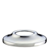 Waterworks Universal Round Pressure Balance Control Valve Trim with White Porcelain Lever Handle in Chrome